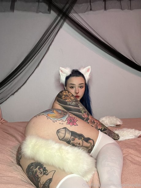 Naakte gelekte OnlyFans-foto van Moodie Maggie