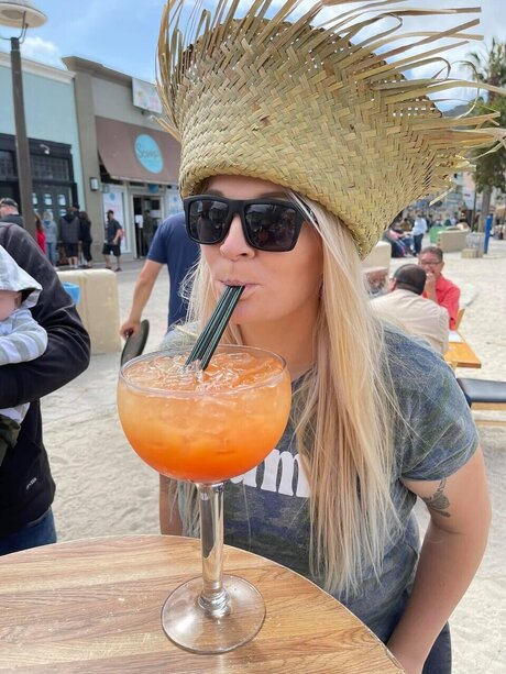 Naakte gelekte OnlyFans-foto van Kayla Crafton