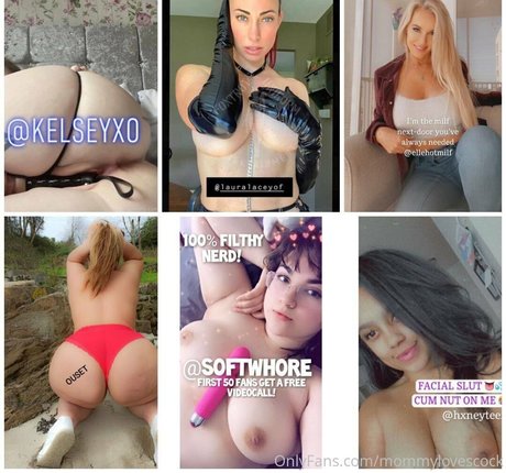 Naakte gelekte OnlyFans-foto van Mommylovescock