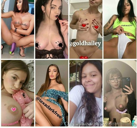 Naakte gelekte OnlyFans-foto van Sweetromana