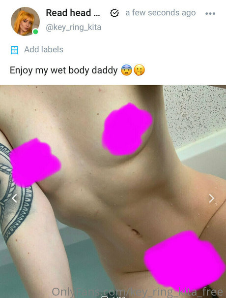Naakte gelekte OnlyFans-foto van Keyringkitafree