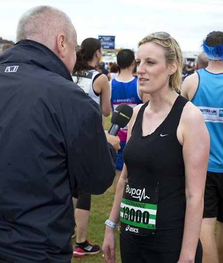Naakte gelekte OnlyFans-foto van Steph Mcgovern