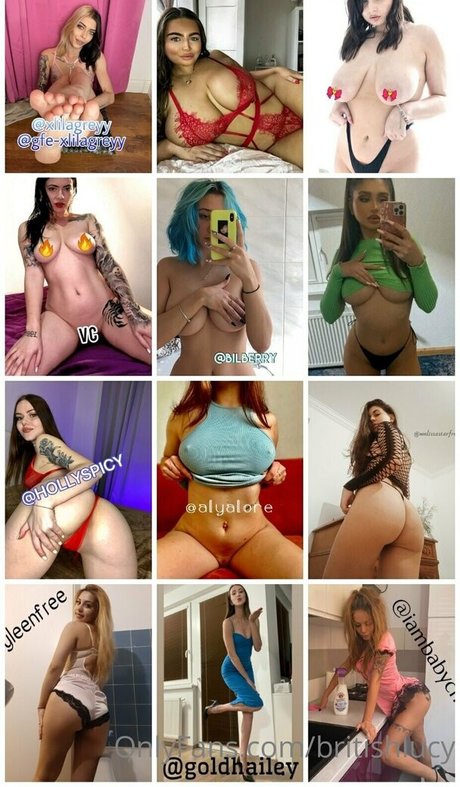 Naakte gelekte OnlyFans-foto van Britishlucy