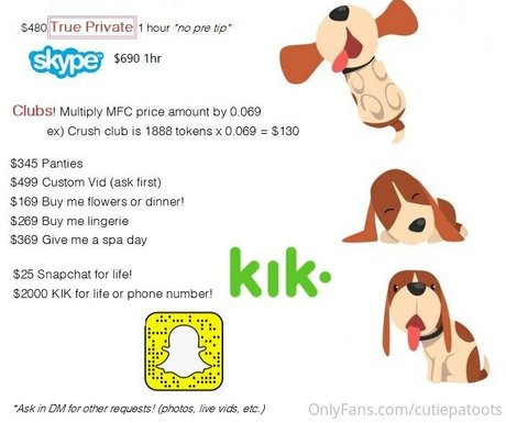 Naakte gelekte OnlyFans-foto van Cutiepatoots