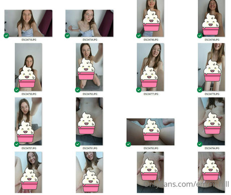 Naakte gelekte OnlyFans-foto van Emmihill