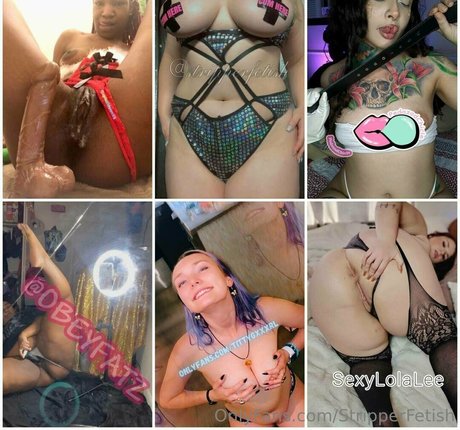 Naakte gelekte OnlyFans-foto van Stripperfetish