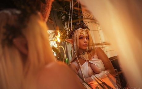 Naakte gelekte OnlyFans-foto van Daria Khime
