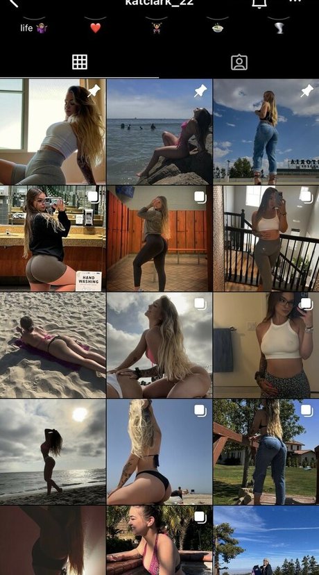 Naakte gelekte OnlyFans-foto van Katrina Clark