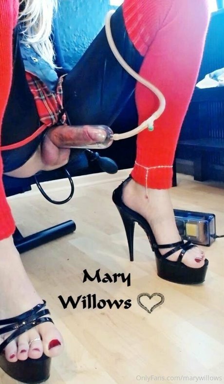 Naakte gelekte OnlyFans-foto van Marywillows