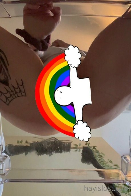 Naakte gelekte OnlyFans-foto van Hayislostfree