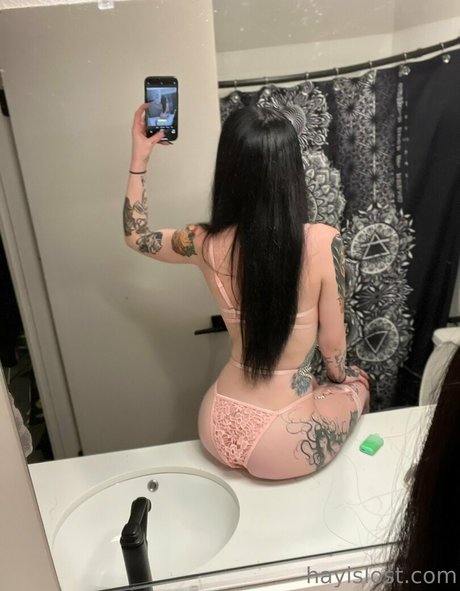 Naakte gelekte OnlyFans-foto van Hayislostfree