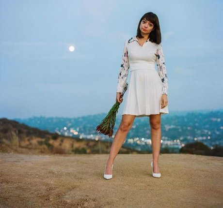 Naakte gelekte OnlyFans-foto van Kate Micucci