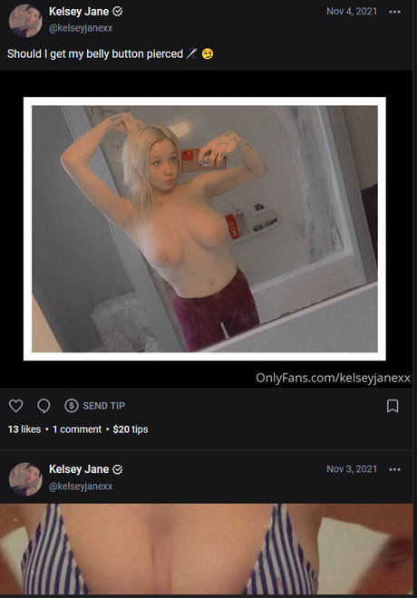 Naakte gelekte OnlyFans-foto van Kelseyjanexx