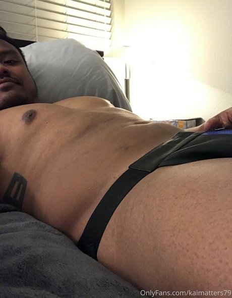 Naakte gelekte OnlyFans-foto van Kaimatters79