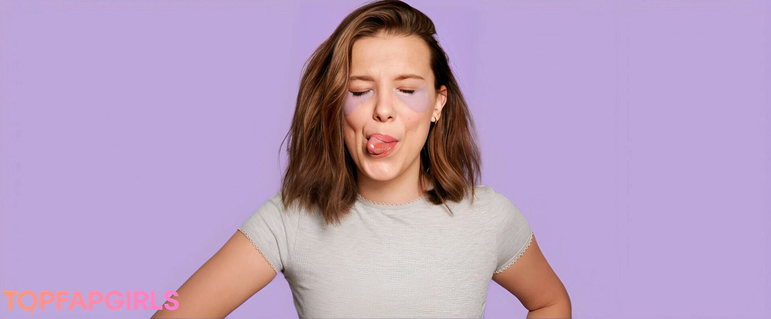Naakte gelekte OnlyFans-foto van Millie Bobby Brown #1022