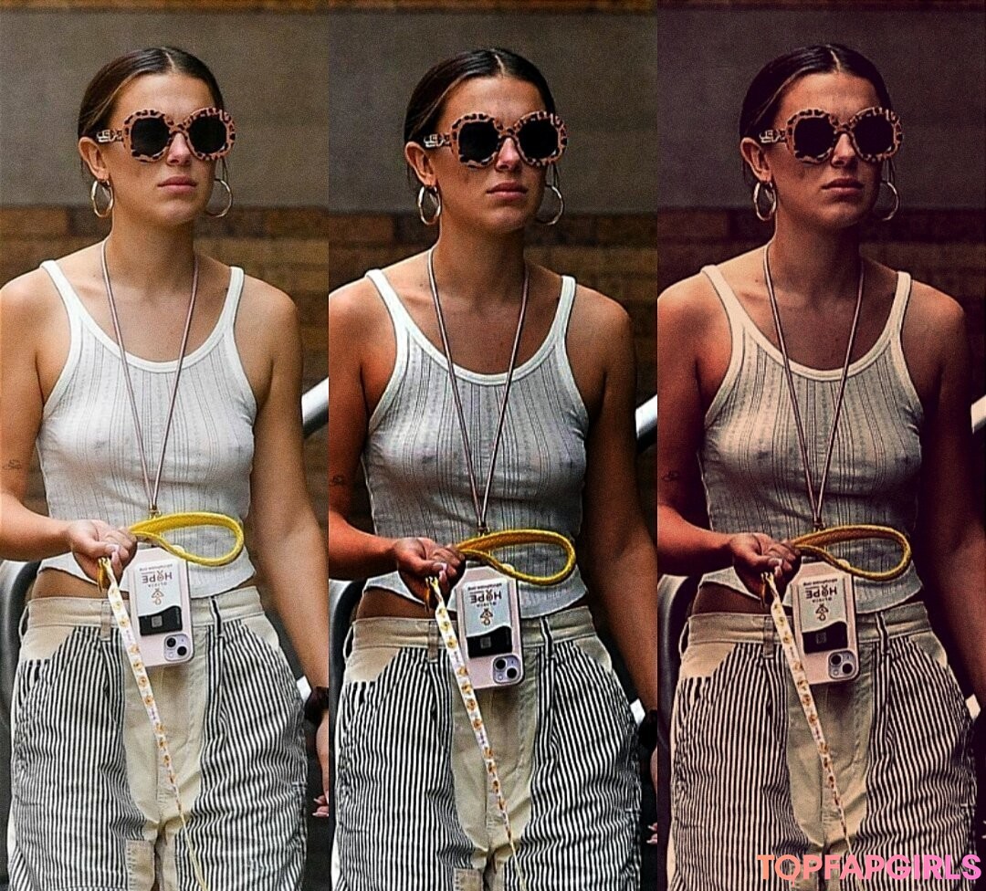 Naakte gelekte OnlyFans-foto van Millie Bobby Brown #1191
