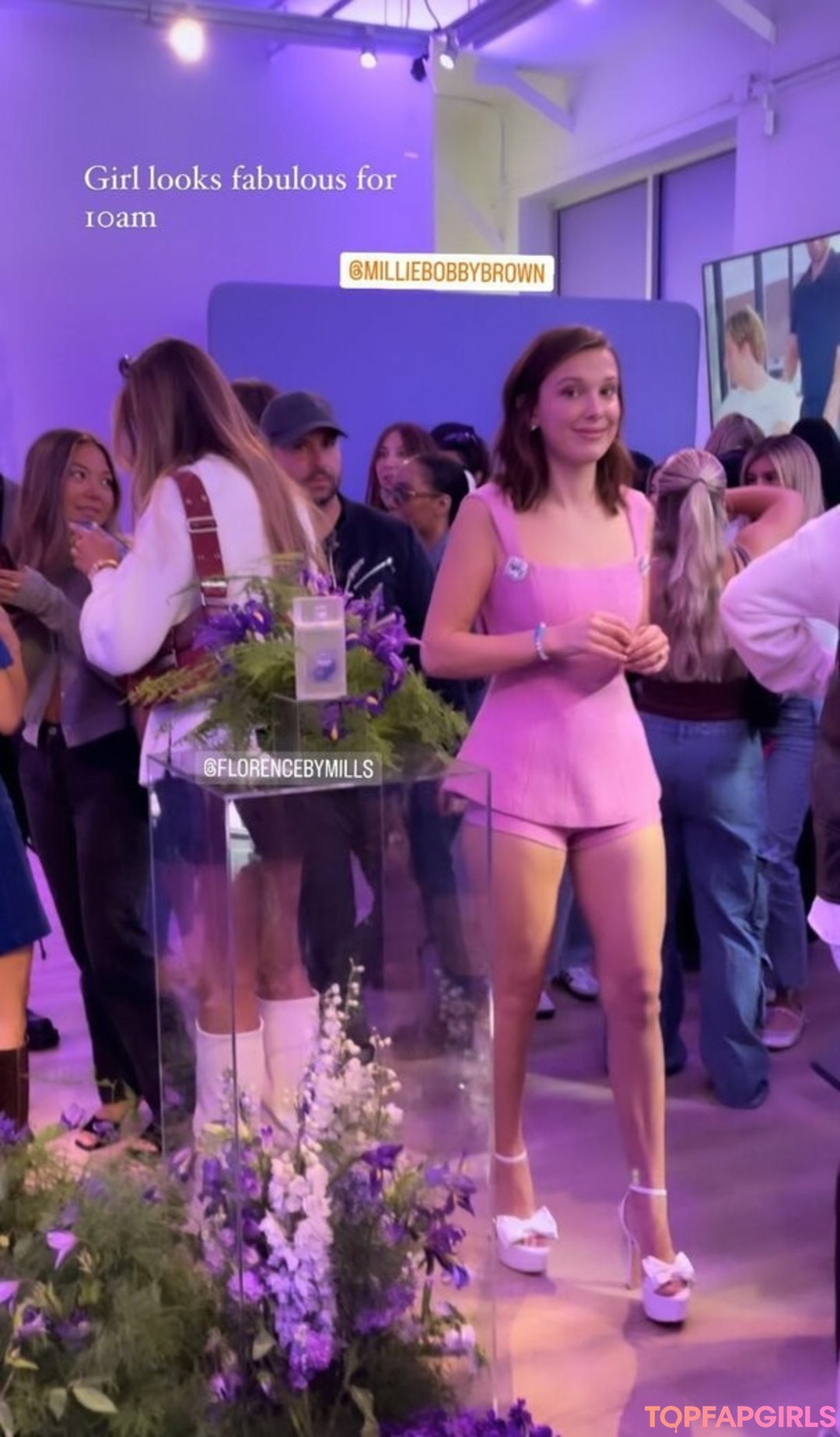 Naakte gelekte OnlyFans-foto van Millie Bobby Brown #1414