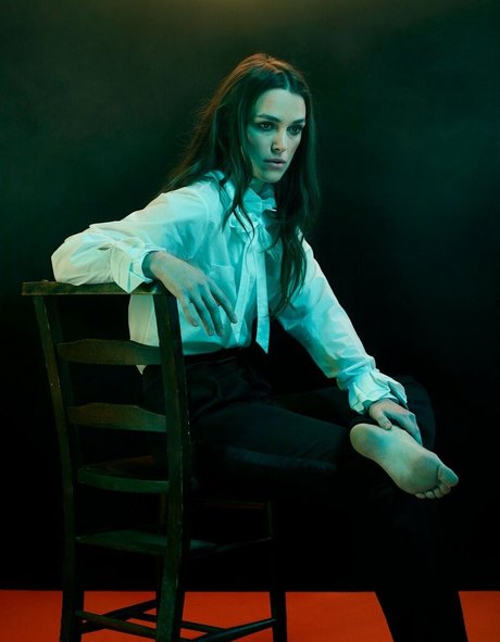 Naakte gelekte OnlyFans-foto van Keira Knightley