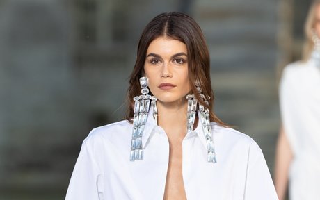 Naakte gelekte OnlyFans-foto van Kaia Gerber