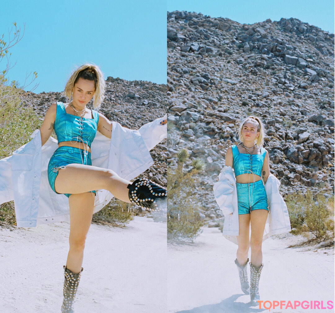 Naakte gelekte OnlyFans-foto van Miley Cyrus #1615