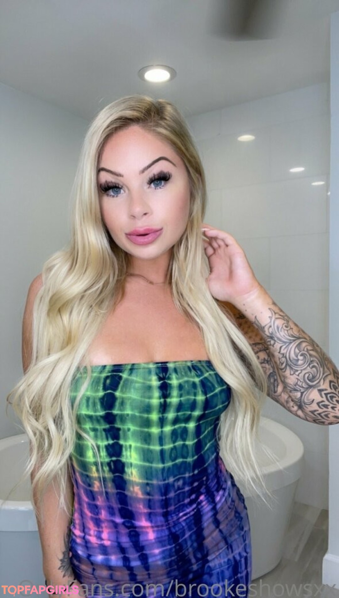 Naakte gelekte OnlyFans-foto van Brookeshowsxx #1345