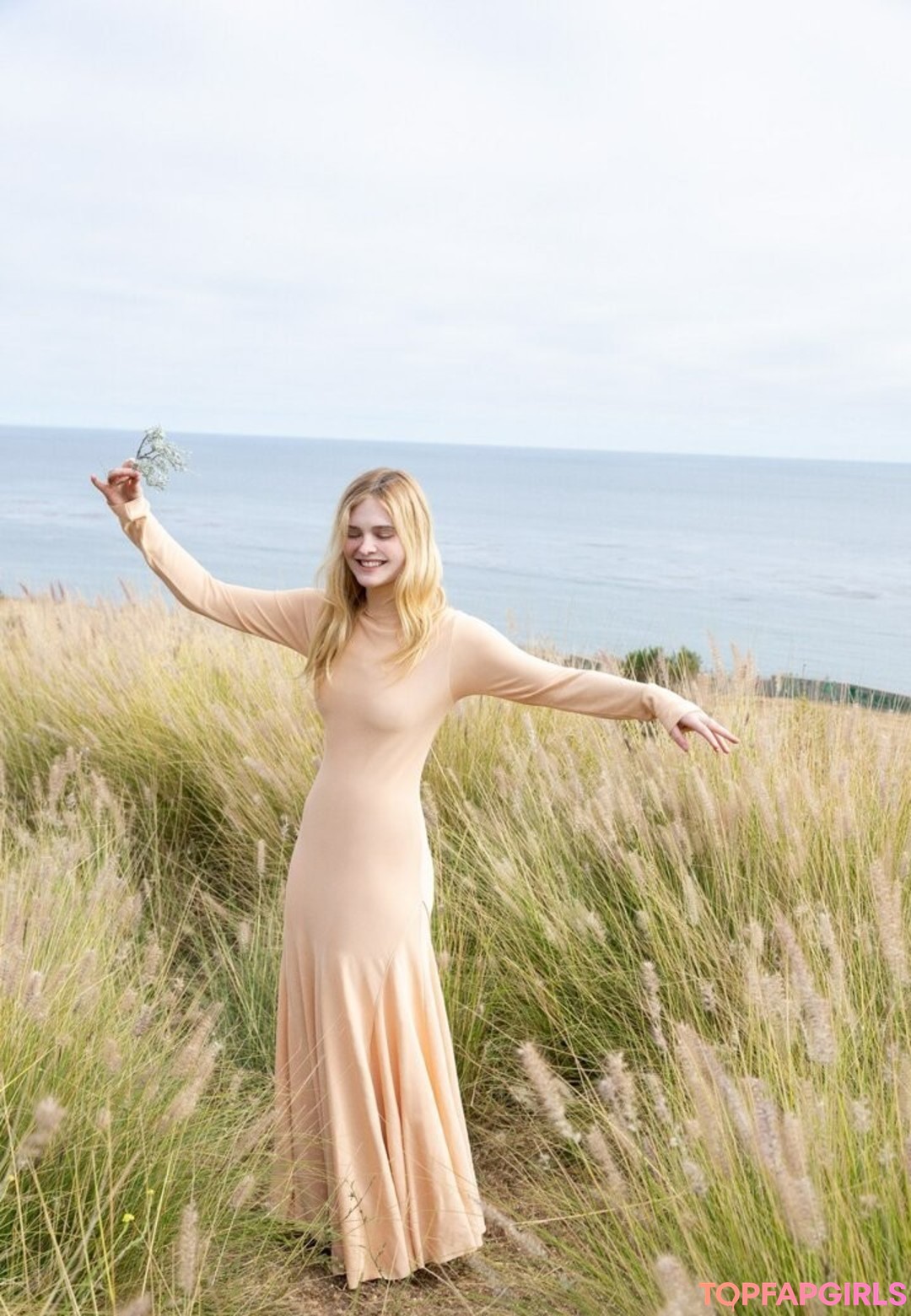 Naakte gelekte OnlyFans-foto van Elle Fanning #1058