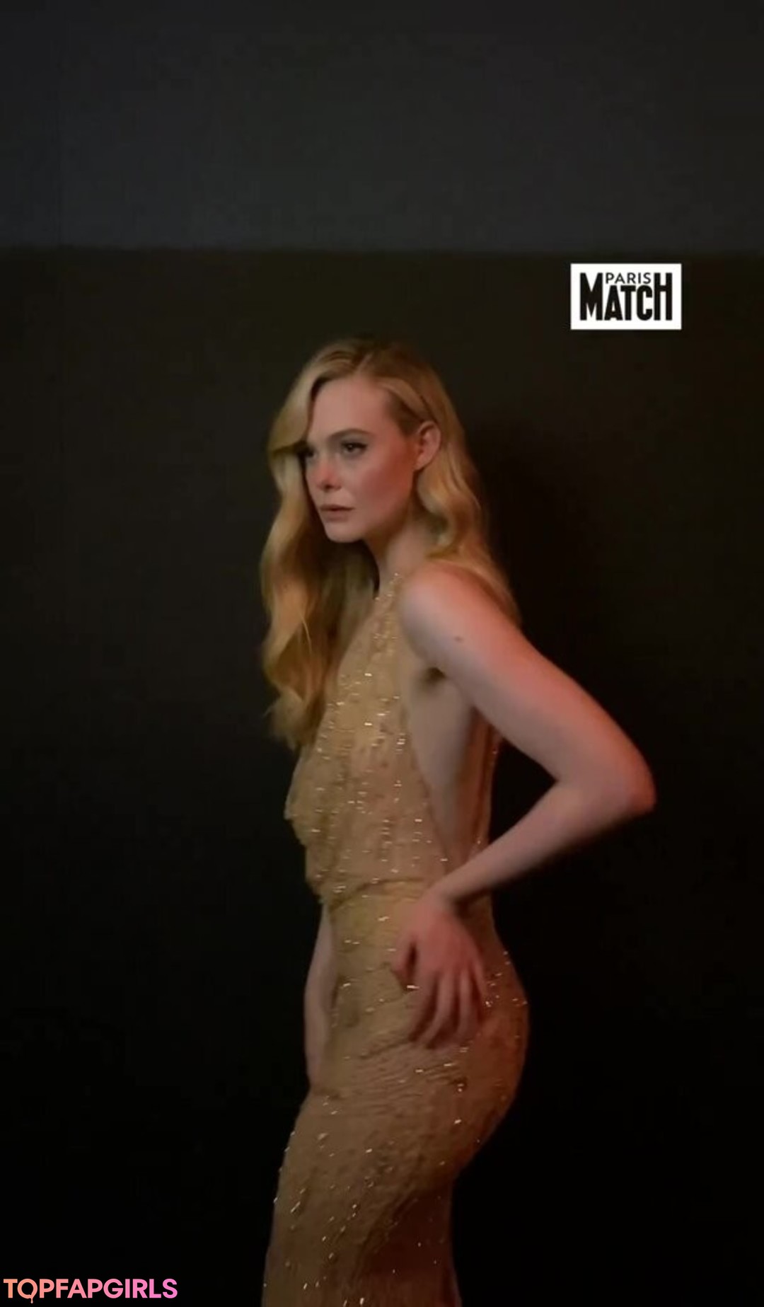 Naakte gelekte OnlyFans-foto van Elle Fanning #1236