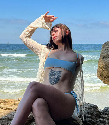 Naakte gelekte OnlyFans-foto van Anna Dreamy Asmr