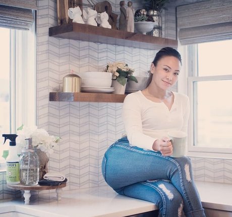 Naakte gelekte OnlyFans-foto van Michelle Waterson