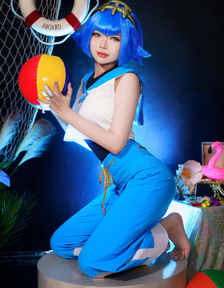 Naakte gelekte OnlyFans-foto van Zinieq Cosplayer