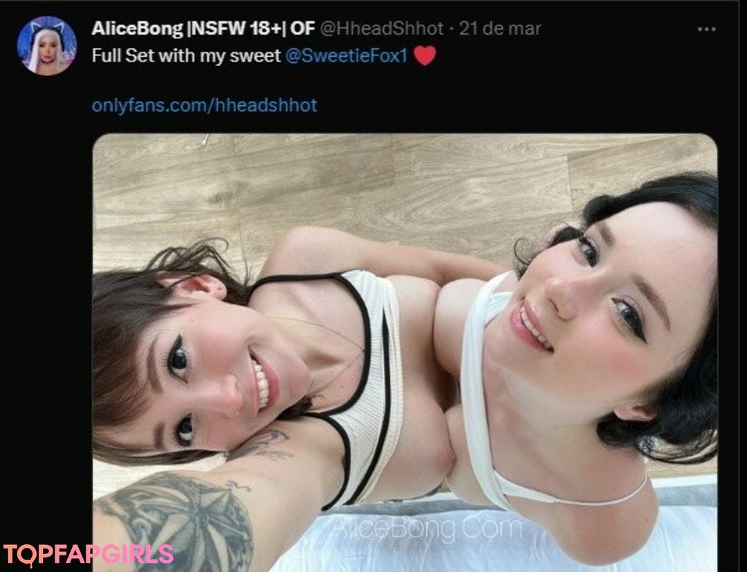 Naakte gelekte OnlyFans-foto van Alicebong #1077