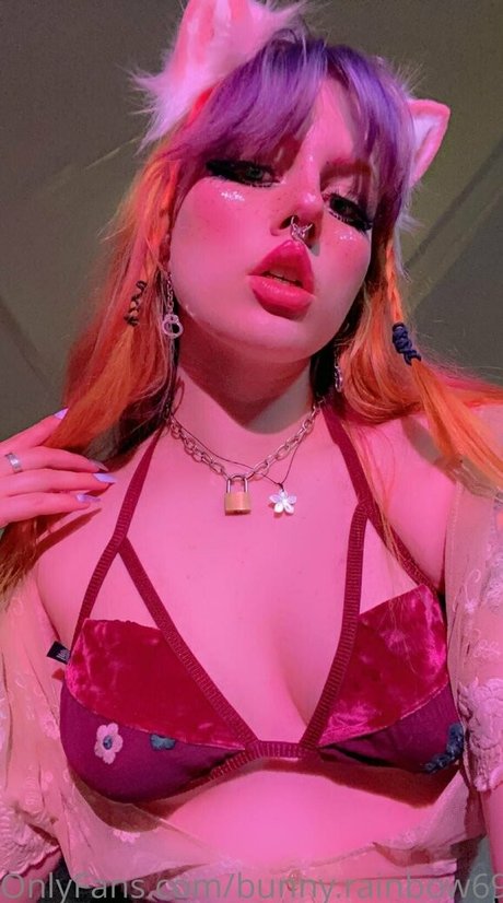 Naakte gelekte OnlyFans-foto van Bunnyrainbow69