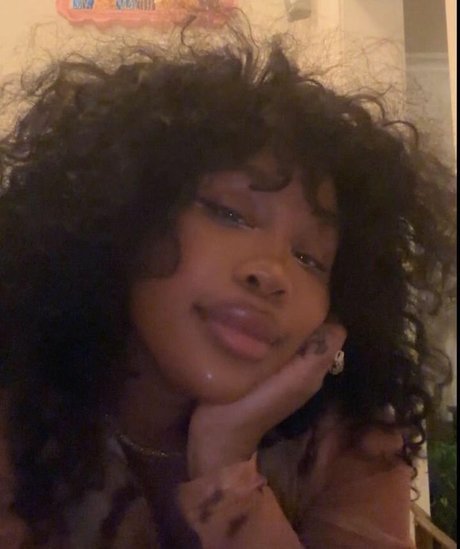 Naakte gelekte OnlyFans-foto van Sza