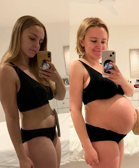Naakte gelekte OnlyFans-foto van Hannah Witton