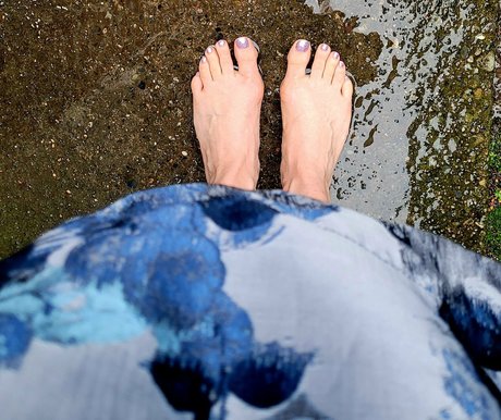 Naakte gelekte OnlyFans-foto van Ballettwinkletoes
