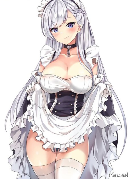 Naakte gelekte OnlyFans-foto van Azur Lane