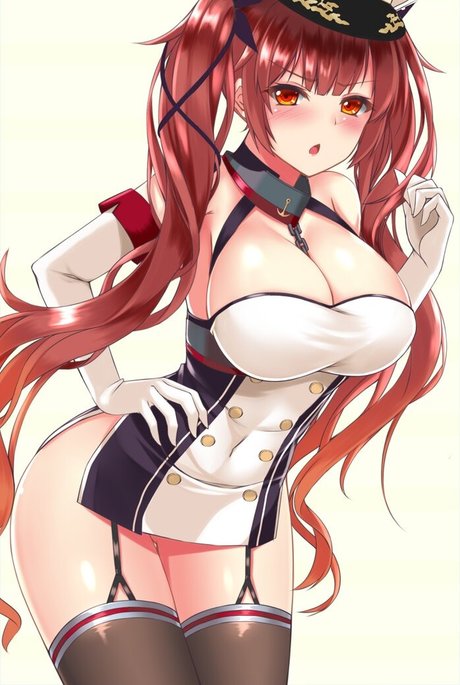 Naakte gelekte OnlyFans-foto van Azur Lane