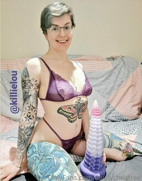 Naakte gelekte OnlyFans-foto van Lovelychrisfree