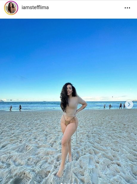 Naakte gelekte OnlyFans-foto van Steff Lima