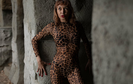 Naakte gelekte OnlyFans-foto van Aspensnowfree