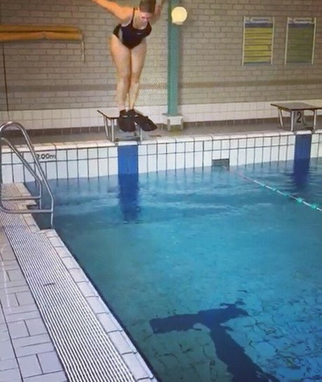 Naakte gelekte OnlyFans-foto van Joyce Straten