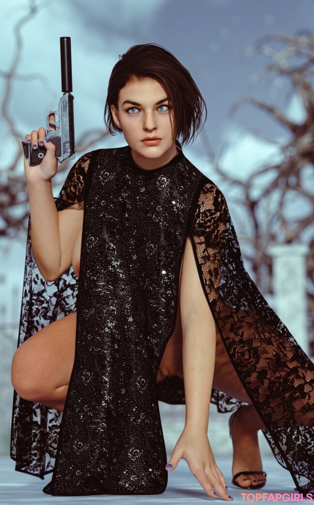 Naakte gelekte OnlyFans-foto van Resident Evil #1255