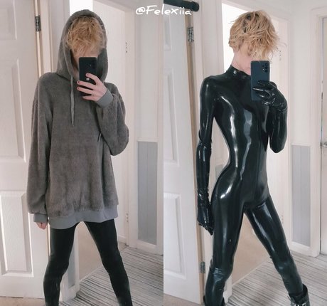 Naakte gelekte OnlyFans-foto van Felexiia