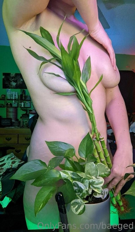 Naakte gelekte OnlyFans-foto van Baeged