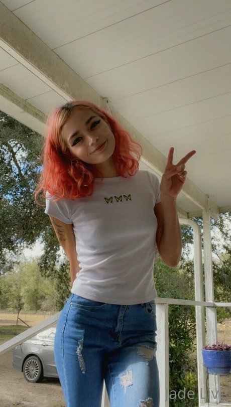Naakte gelekte OnlyFans-foto van Jadelive