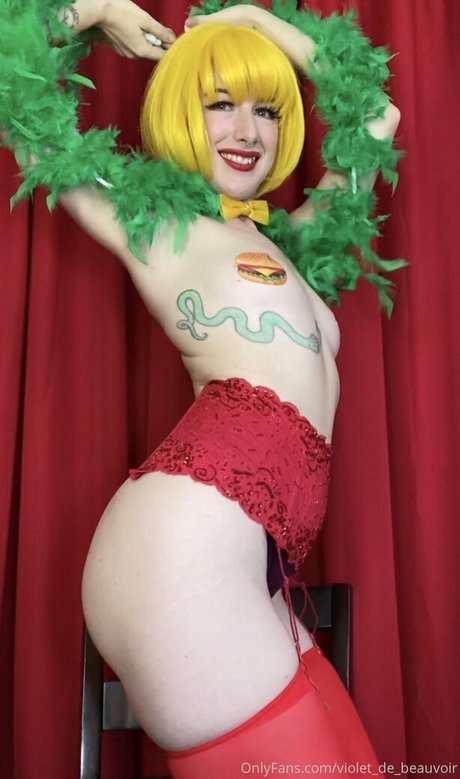 Naakte gelekte OnlyFans-foto van Violetdebeauvoir