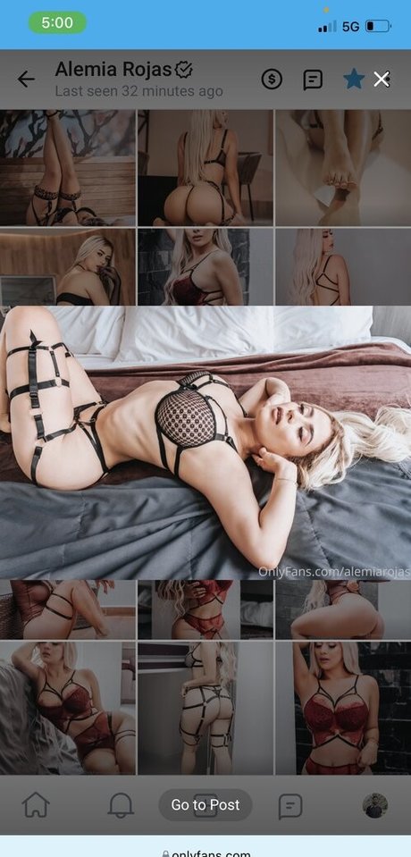 Naakte gelekte OnlyFans-foto van Alemia Rojas