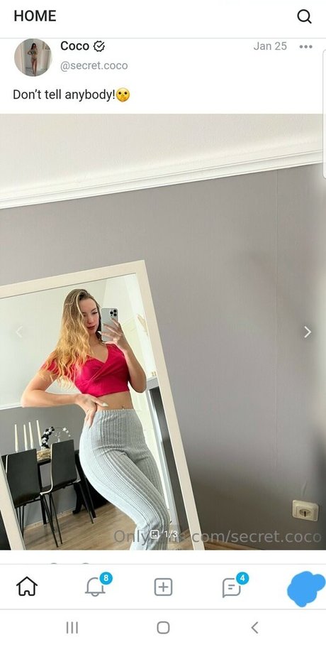 Naakte gelekte OnlyFans-foto van Cocos Asmr