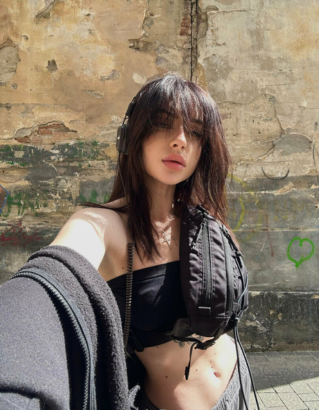 Naakte gelekte OnlyFans-foto van Selenagirl