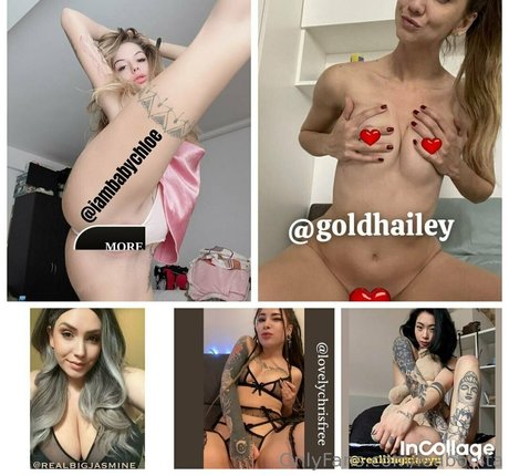 Naakte gelekte OnlyFans-foto van Leabonita